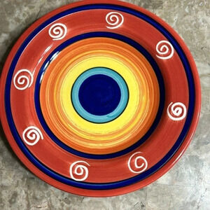 Plate, Living Art ,Morocco ,Hand  Painted .1980.Excellent pre loved condition .